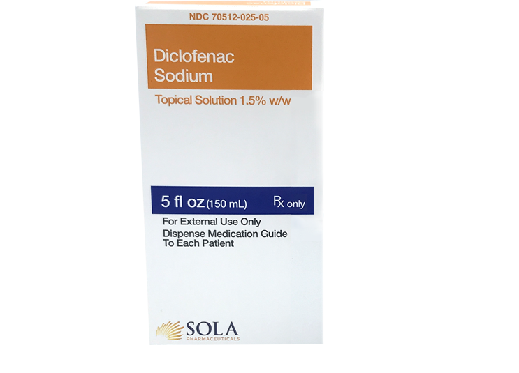 Diclofenac Sodium Topical Solution, 1.5%