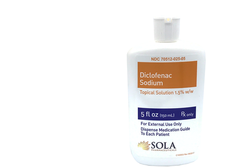 Diclofenac Sodium Topical Solution, 1.5%